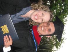 Melanie & Tim at Graduation